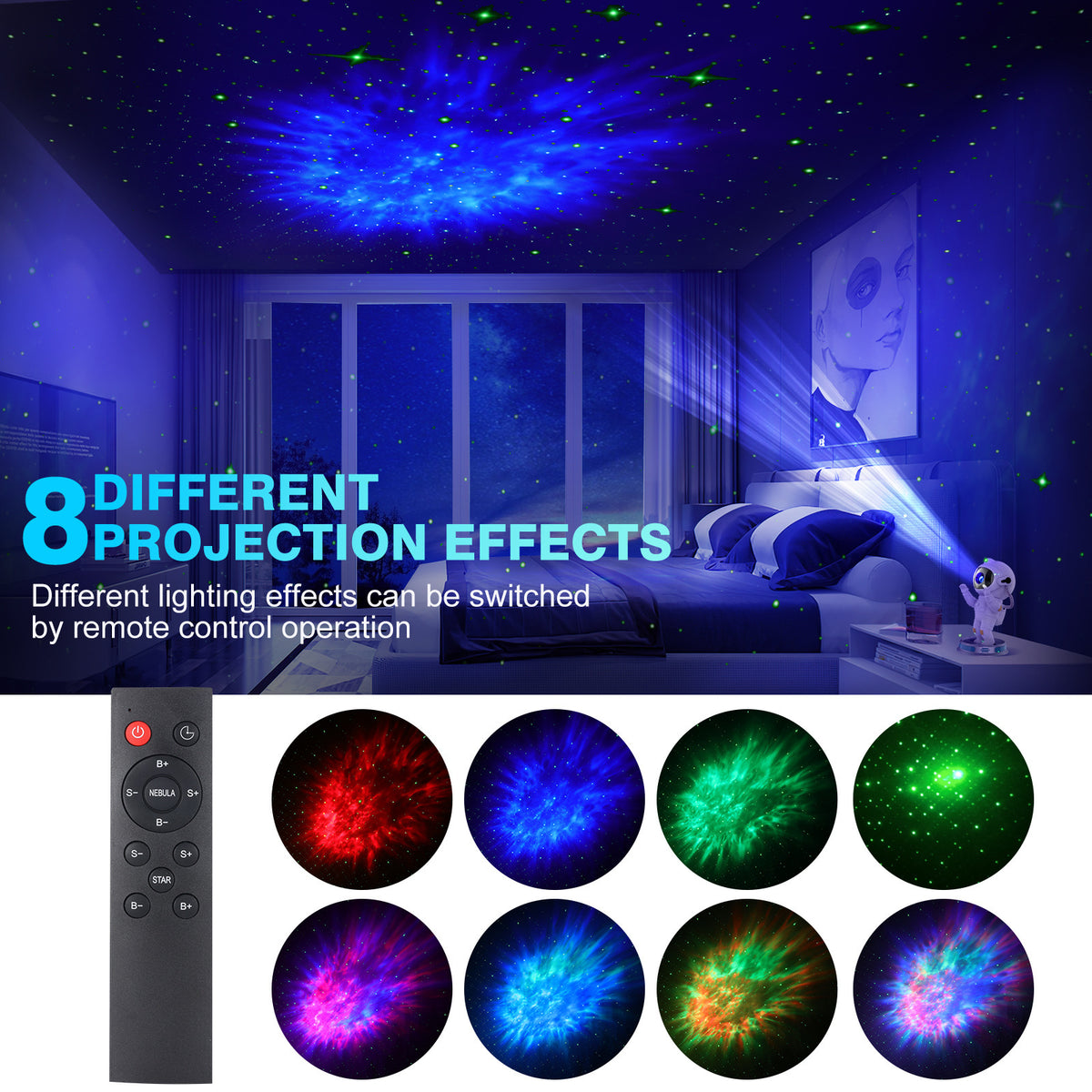 Astronaut Starlight Projector galaxy lighting 